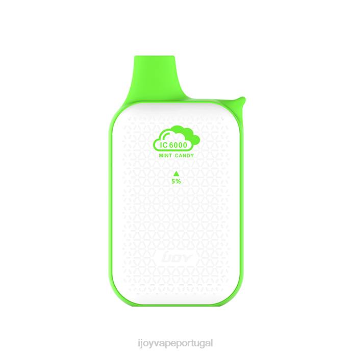 iJOY Vape Sabores | iJOY Bar IC6000 descartável TLVJ207 doce de menta