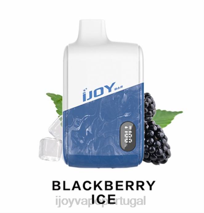iJOY Bar Sabores | iJOY Bar IC8000 descartável TLVJ178 gelo de amora