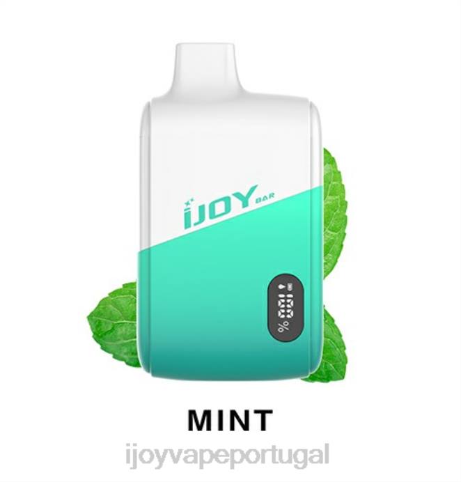 iJOY Bar Sabores | iJOY Bar IC8000 descartável TLVJ188 hortelã