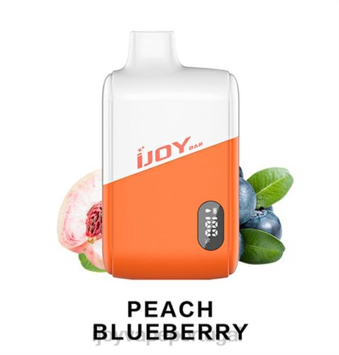 iJOY Cigarro | iJOY Bar IC8000 descartável TLVJ189 mirtilo pêssego