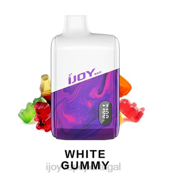 iJOY Cigarro | iJOY Bar IC8000 descartável TLVJ199 goma branca