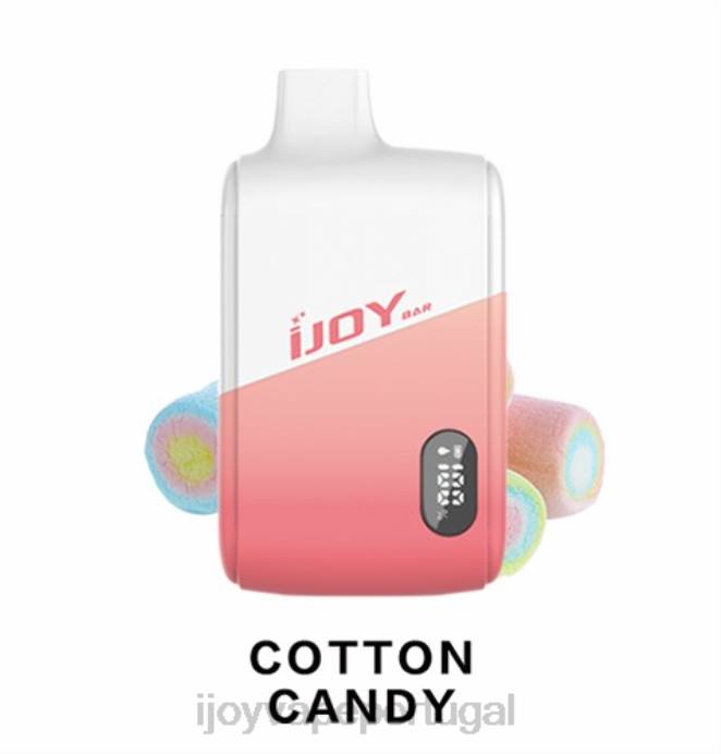 iJOY Sabores | iJOY Bar IC8000 descartável TLVJ184 algodão doce