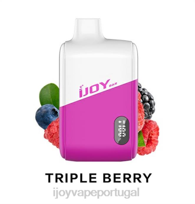 iJOY Vapes Online | iJOY Bar IC8000 descartável TLVJ195 gelo de baga tripla
