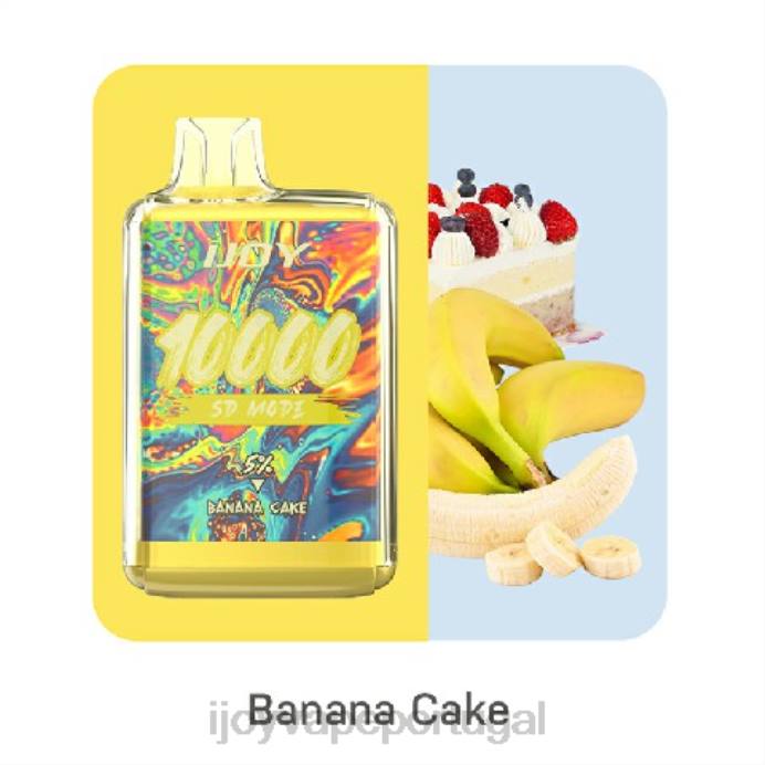 iJOY Vape Portugal | iJOY Bar SD10000 descartável TLVJ161 bolo de banana