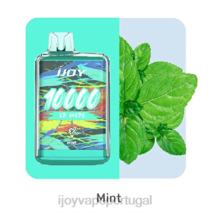 iJOY Vape Sabores | iJOY Bar SD10000 descartável TLVJ167 hortelã