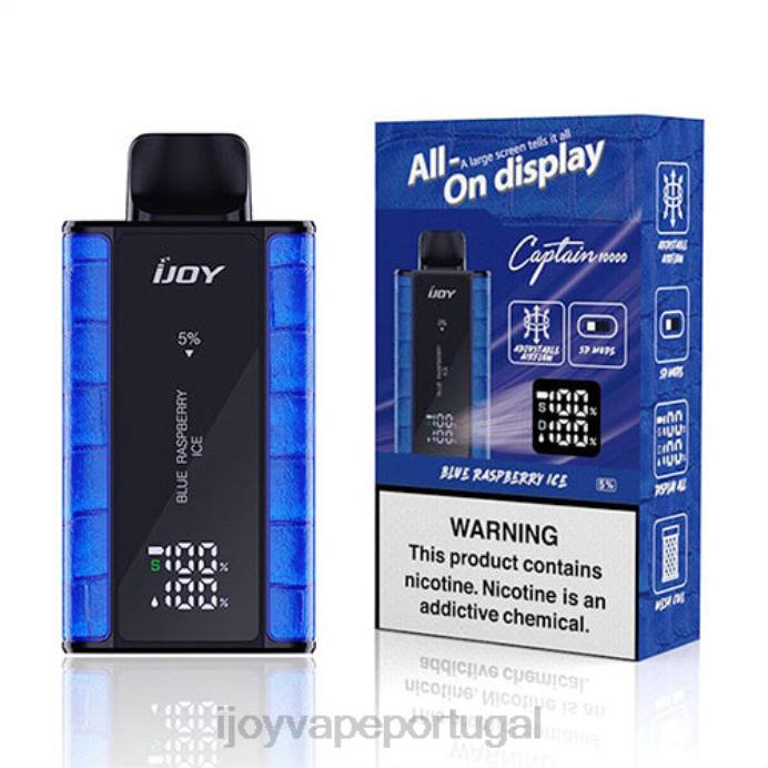 iJOY Vape Porto | iJOY Bar Captain descartável TLVJ83 framboesa azul
