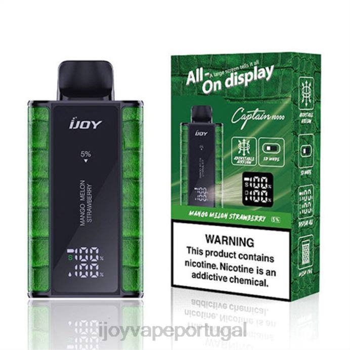 iJOY Vape Portugal | iJOY Bar Captain descartável TLVJ91 manga melão morango