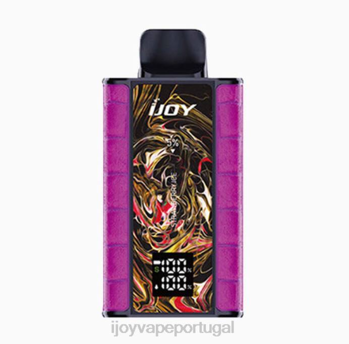 iJOY Bar Sabores | iJOY Captain 10.000 vapores TLVJ48 gelo de morango