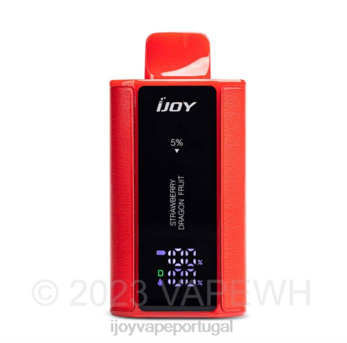 iJOY Vape Sabores | iJOY Captain 10.000 vapores TLVJ47 fruta do dragão morango