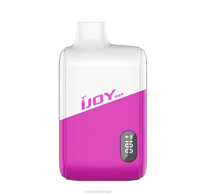 iJOY Vape Sabores | iJOY Bar Smart Vape 8.000 baforadas TLVJ17 mirtilo pêssego