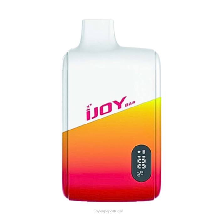 iJOY Vape Sabores | iJOY Bar Smart Vape 8.000 baforadas TLVJ17 mirtilo pêssego