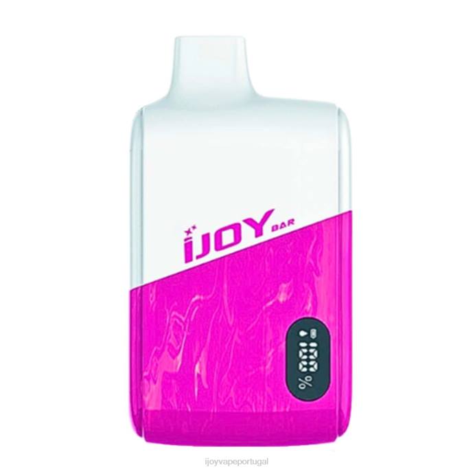 iJOY Vape Sabores | iJOY Bar Smart Vape 8.000 baforadas TLVJ17 mirtilo pêssego