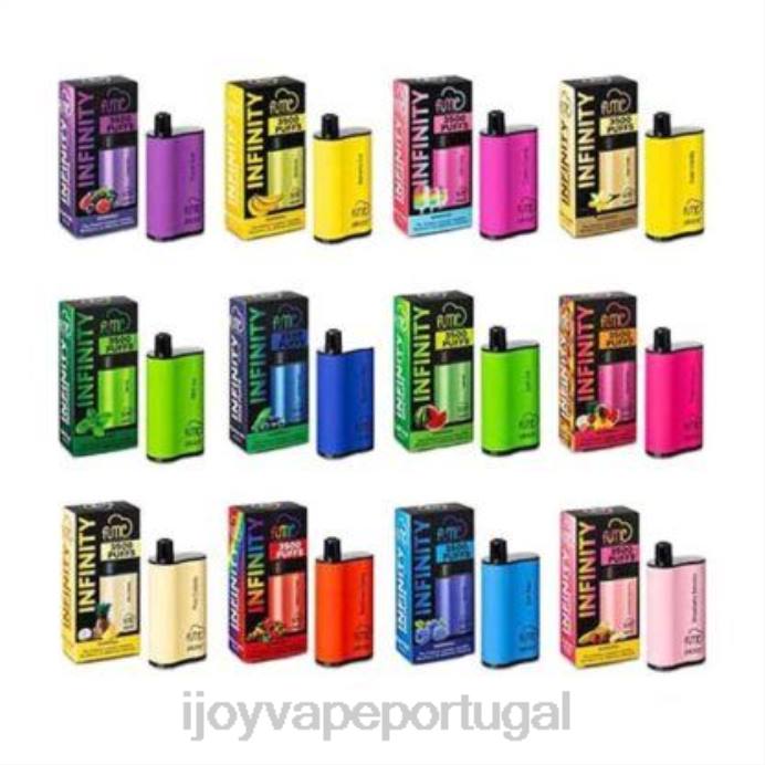 iJOY Best Flavor | iJOY Fume Infinity 3.500 baforadas descartáveis ​​| 12ml TLVJ100 hortelã de mirtilo