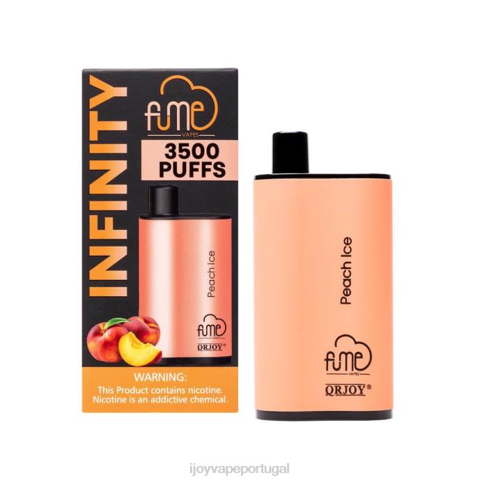iJOY Sabores | iJOY Fume Infinity 3.500 baforadas descartáveis ​​| 12ml TLVJ104 gelo de pêssego