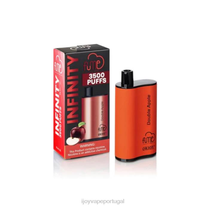 iJOY Vape Portugal | iJOY Fume Infinity 3.500 baforadas descartáveis ​​| 12ml TLVJ101 maçã dupla