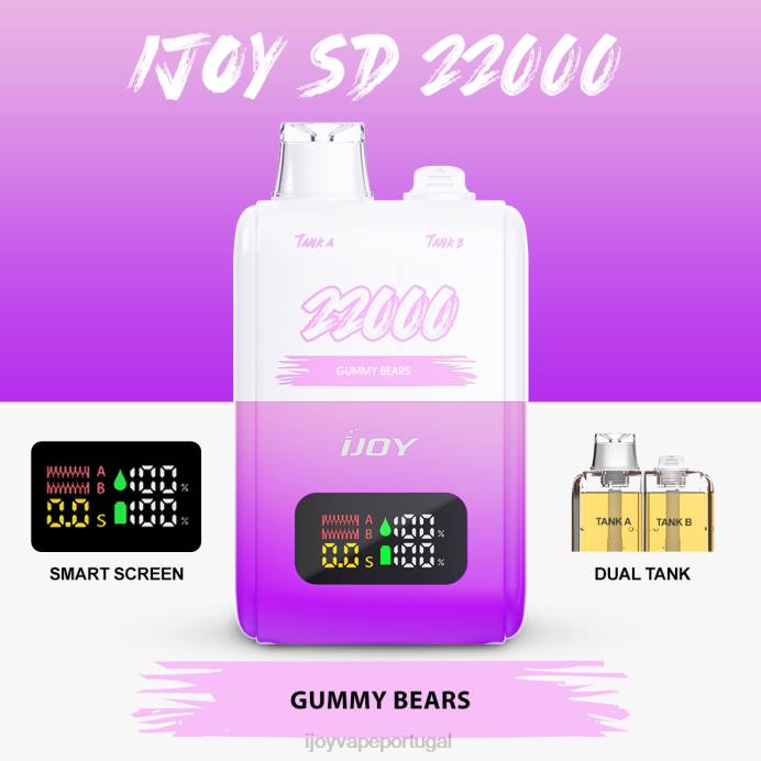 iJOY Sabores | iJOY SD 22000 descartável TLVJ154 ursinhos de goma